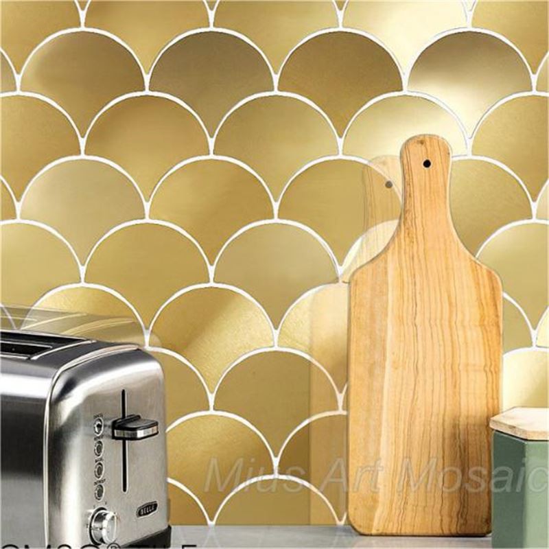 Scale Metal Mosaic Tile